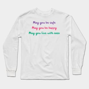 Loving Kindness Meditation Long Sleeve T-Shirt